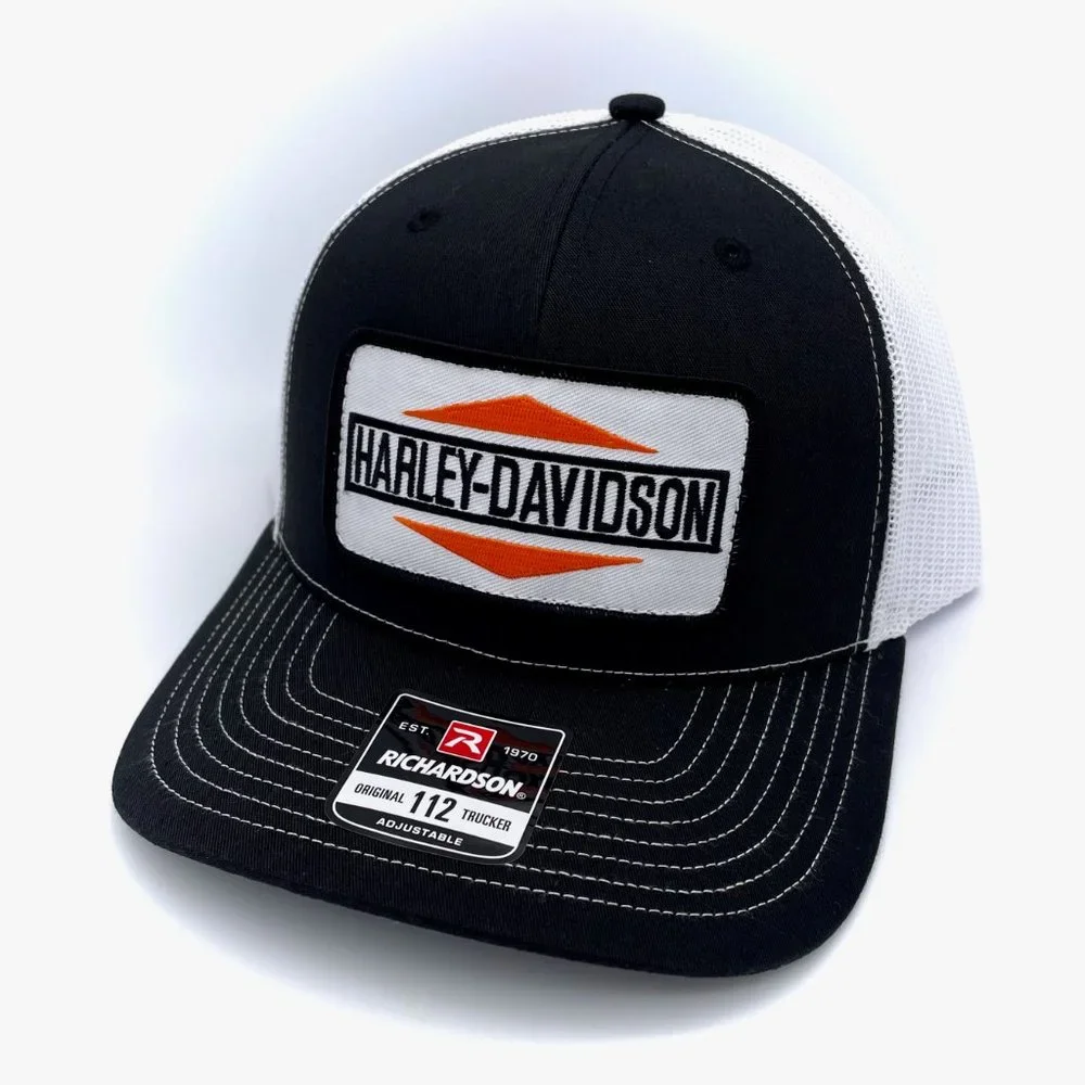 Harley Davidson Motorcycles Patch Hat - Richardson 112 - Picture 7 of 9